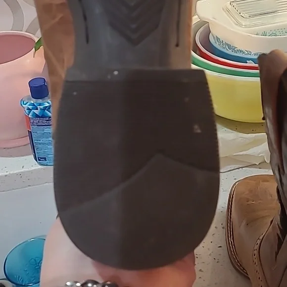 Men's Cool VentTek Western Boot Ariat Size 8 D Style Number Style 10031446 - Picture 7 of 13